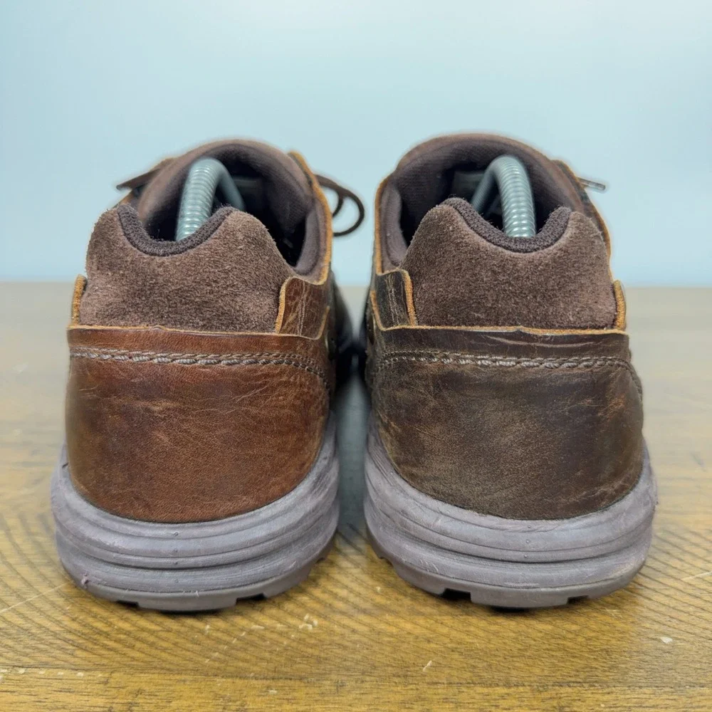Merrell Shoes Mens 10.5 Brown Shetland Leather Oxford Hiking Casual Walking Y2K